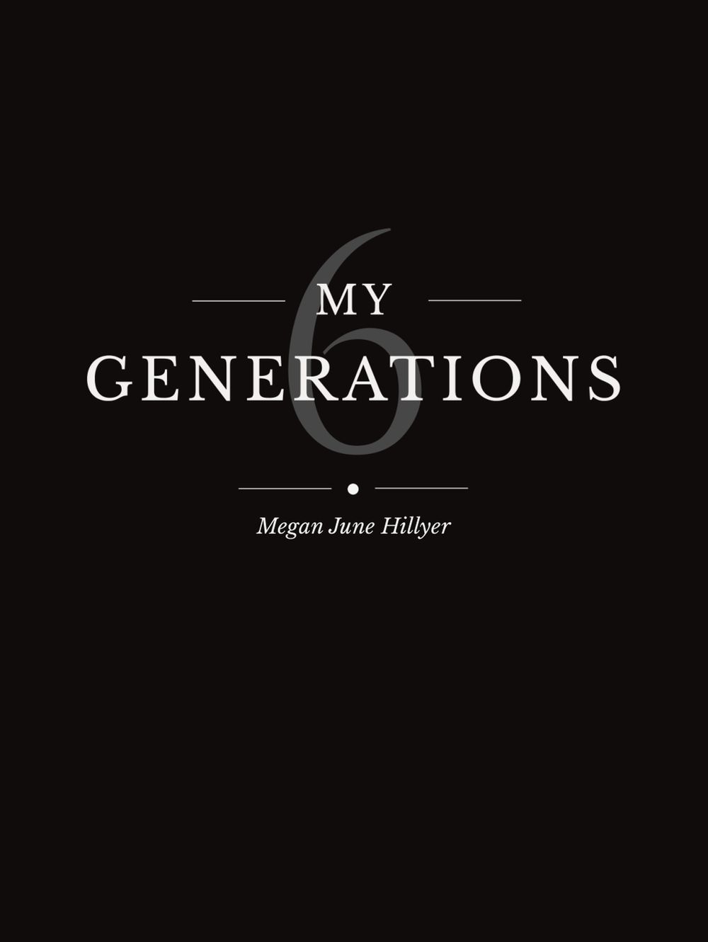The front cover of a My Generations book